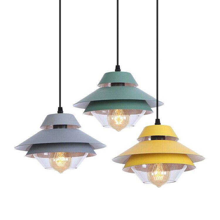 Suspension design LED en métal coloré Creative Ball - vue 5 sur 8
