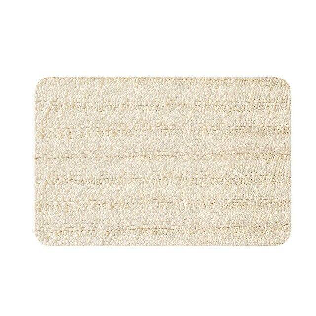 Tapis de bain rectangulaire coloré en microfibres Absory - vue 5 sur 12