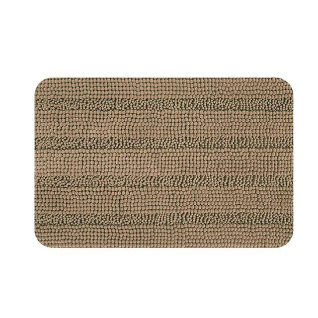 Tapis de bain rectangulaire coloré en microfibres Absory - vue 11 sur 12