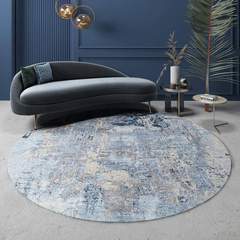 Tapis moderne rond style industriel Floor B - vue 3 sur 2