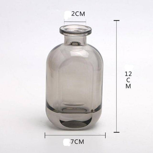 Vase en verre cristal coloré style parfumerie