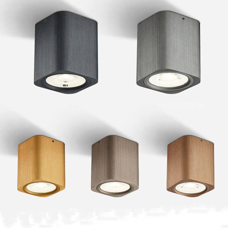 Spot design à LED cubique en métal coloré Light Hall - vue 3 sur 10