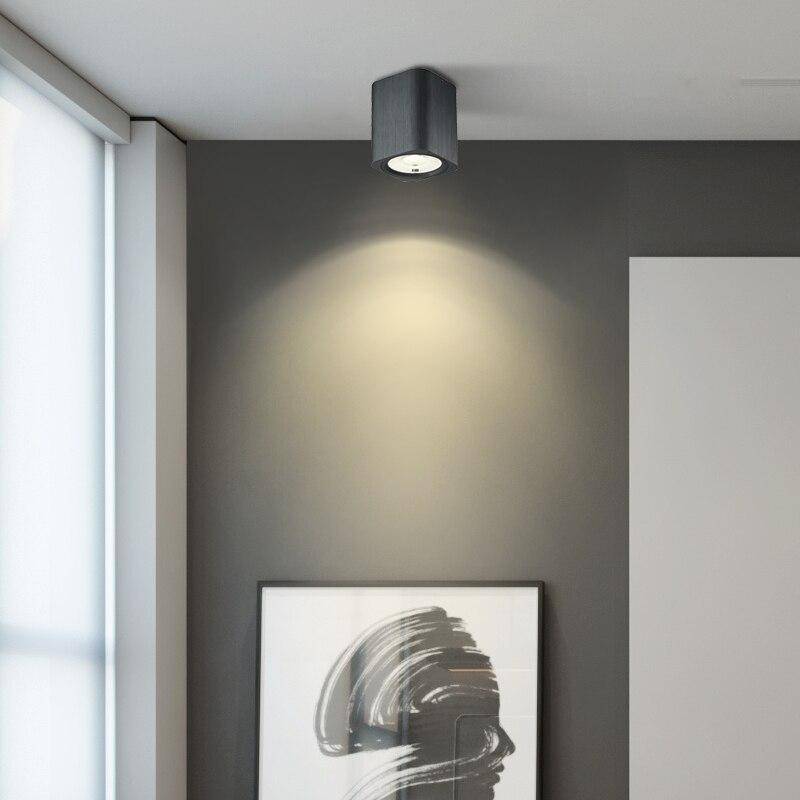 Spot design à LED cubique en métal coloré Light Hall - vue 4 sur 10