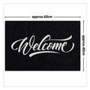 Paillasson rectangle welcome en fibre de polyester