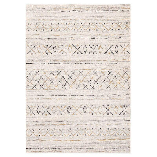 Tapis rectangle beige style scandinave