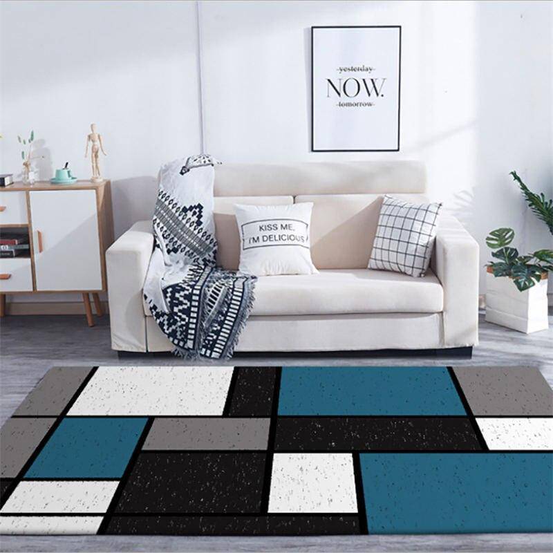 Tapis moderne rectangle formes géométriques Nordic - vue 3 sur 5