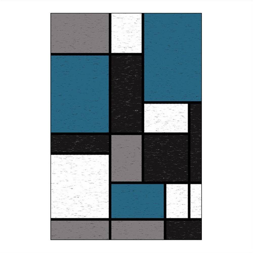 Tapis moderne rectangle formes géométriques Nordic - vue 6 sur 5