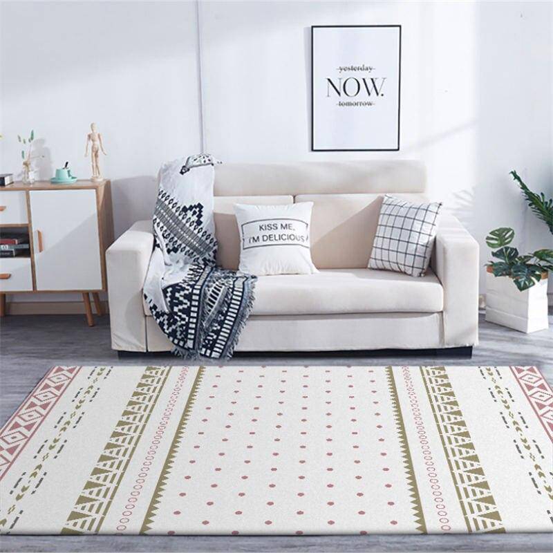 Tapis berbère rectangle à motifs Stripe - vue 2 sur 5