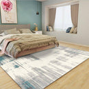 Tapis vintage rectangle gris et blanc Area