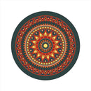 Tapis rond aux motifs Mandala