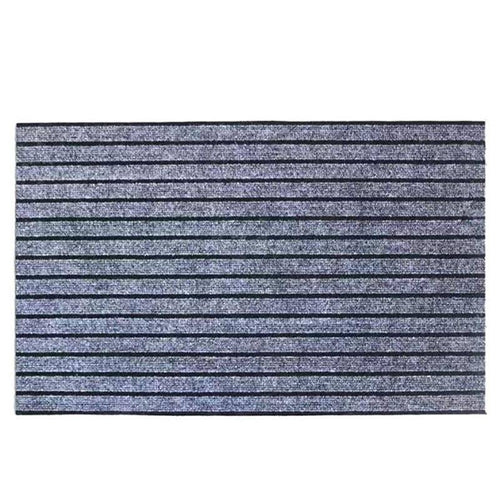 Paillasson rectangle gris rayé Durable
