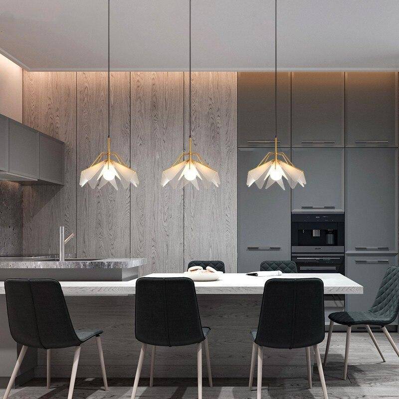 Suspension design LED style branche en métal - vue 5 sur 7