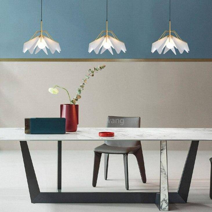 Suspension design LED style branche en métal - vue 3 sur 7