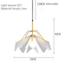 Suspension design LED style branche en métal