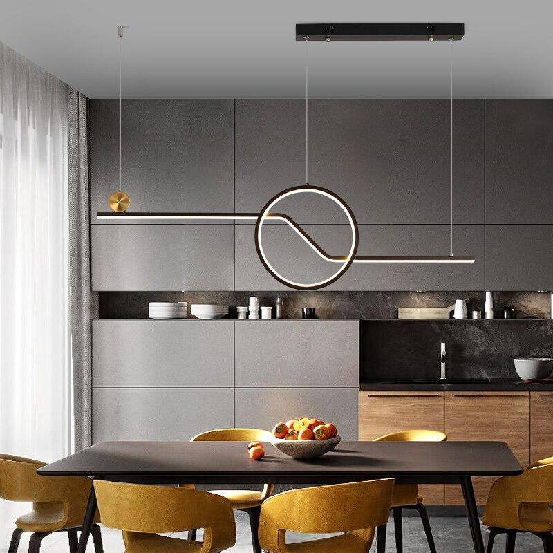 Lustre design moderne LED avec formes géométriques Loft - vue 4 sur 7