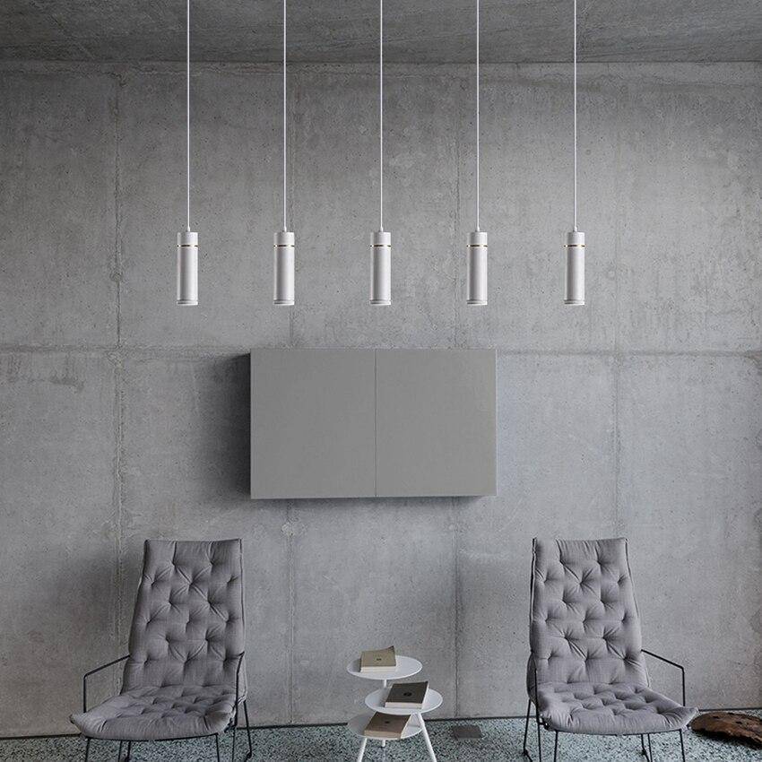 Suspension design cylindre noir à LED Luminaria - vue 5 sur 9
