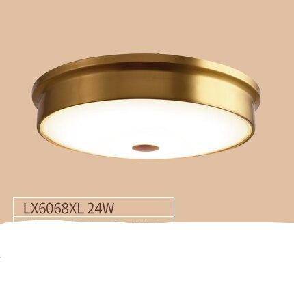 Plafonnier design à LED rond en métal aux bords épais