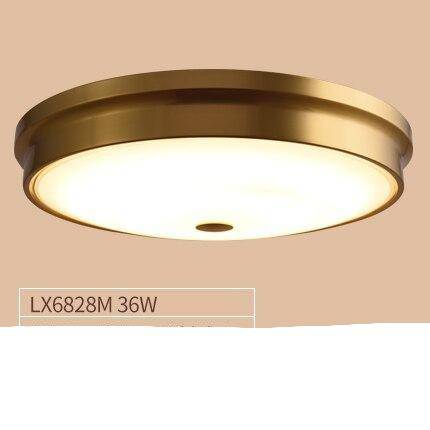 Plafonnier design à LED rond en métal aux bords épais - vue 16 sur 16