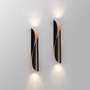 Applique murale design LED courbée en aluminium