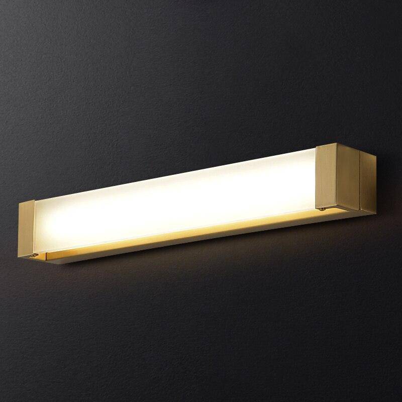 Applique murale à LED en métal doré pour miroir Luxury - vue 4 sur 8