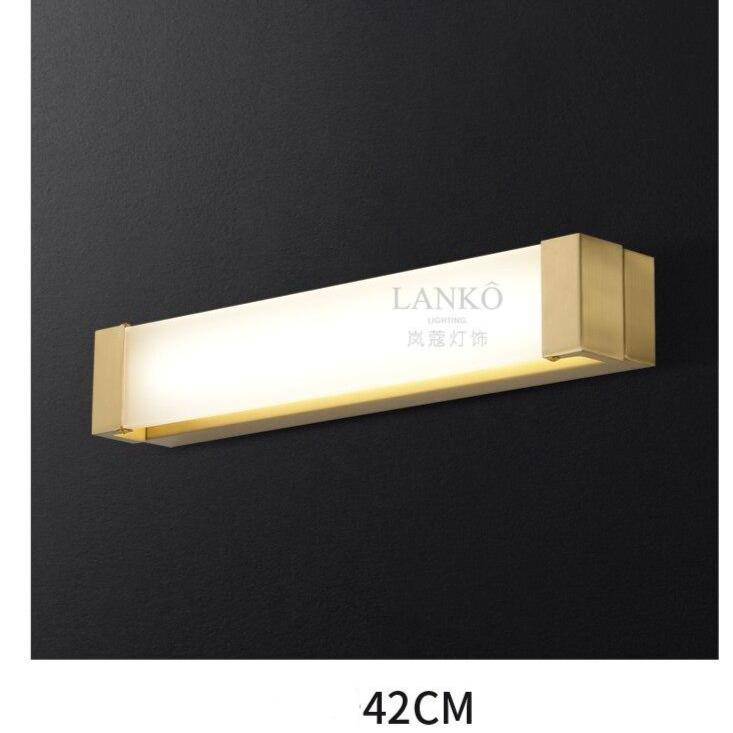 Applique murale à LED en métal doré pour miroir Luxury - vue 6 sur 8