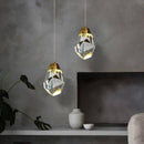 Suspension design LED avec cristal en verre Luxury