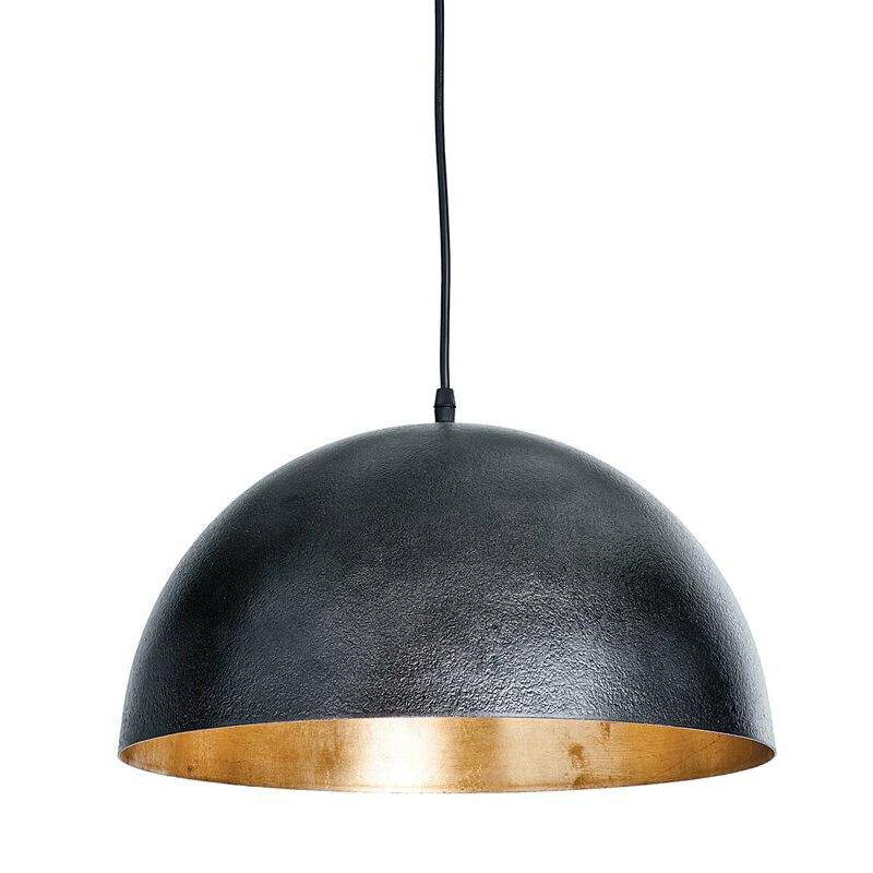 Suspension design LED avec abat-jour arrondi en métal Luxury - vue 4 sur 3