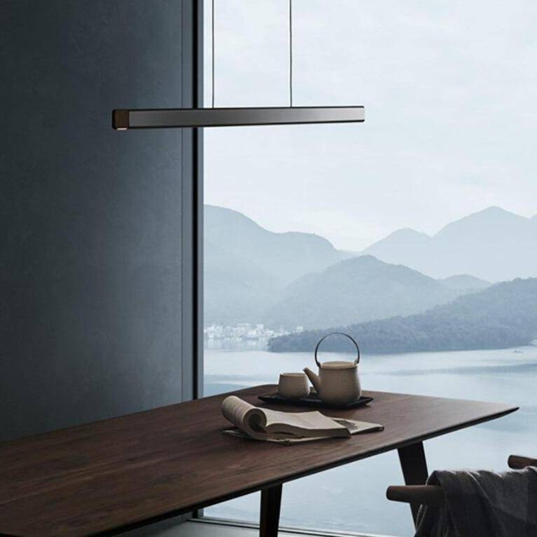 Suspension design LED allongé style Scandinave - vue 4 sur 6