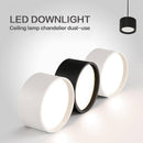 Spot rond à LED avec finitions modernes en aluminium