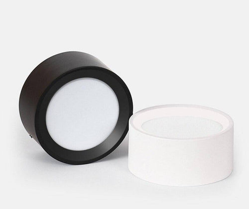 Spot rond à LED avec finitions modernes en aluminium