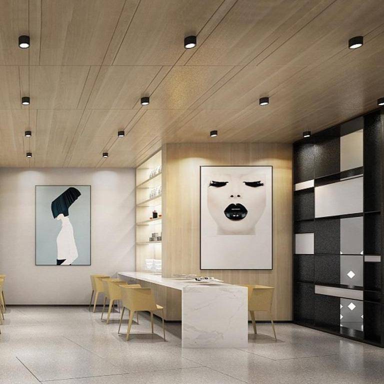 Spot rond à LED avec finitions modernes en aluminium - vue 4 sur 11
