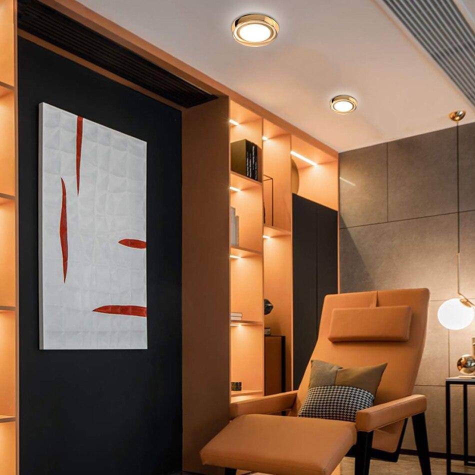 Spot design LED rond Luxury - vue 5 sur 6