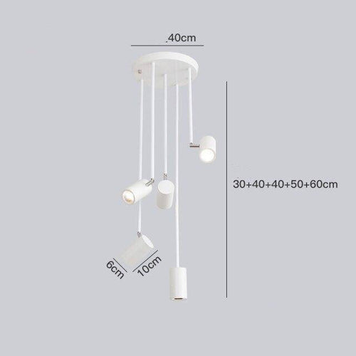Spot moderne LED cylindre en aluminium Diano