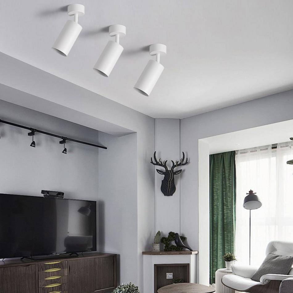 Spot design LED cylindre en aluminium - vue 3 sur 7