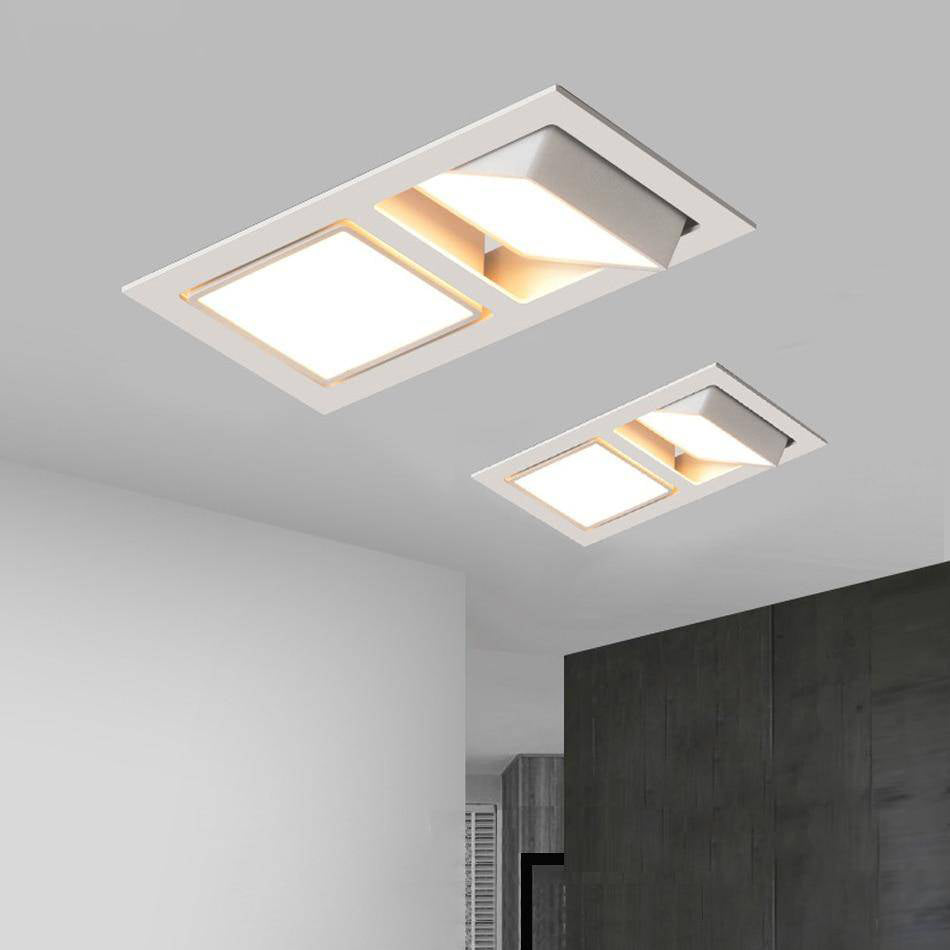 Spot carré LED en aluminium style Square - vue 4 sur 5