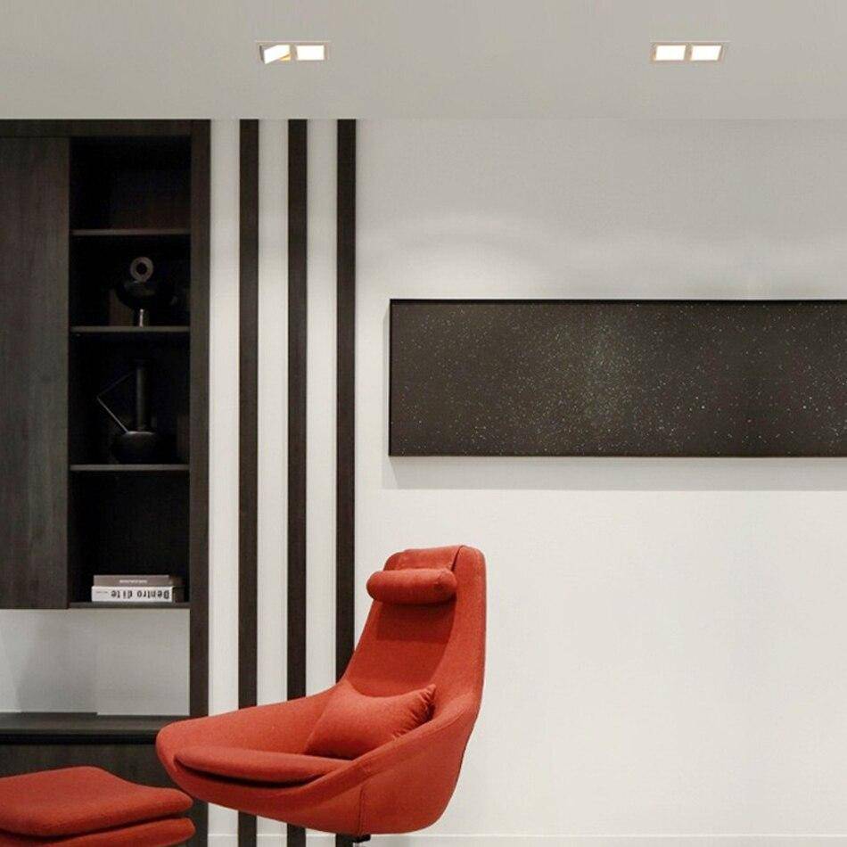 Spot carré LED en aluminium style Square - vue 3 sur 5
