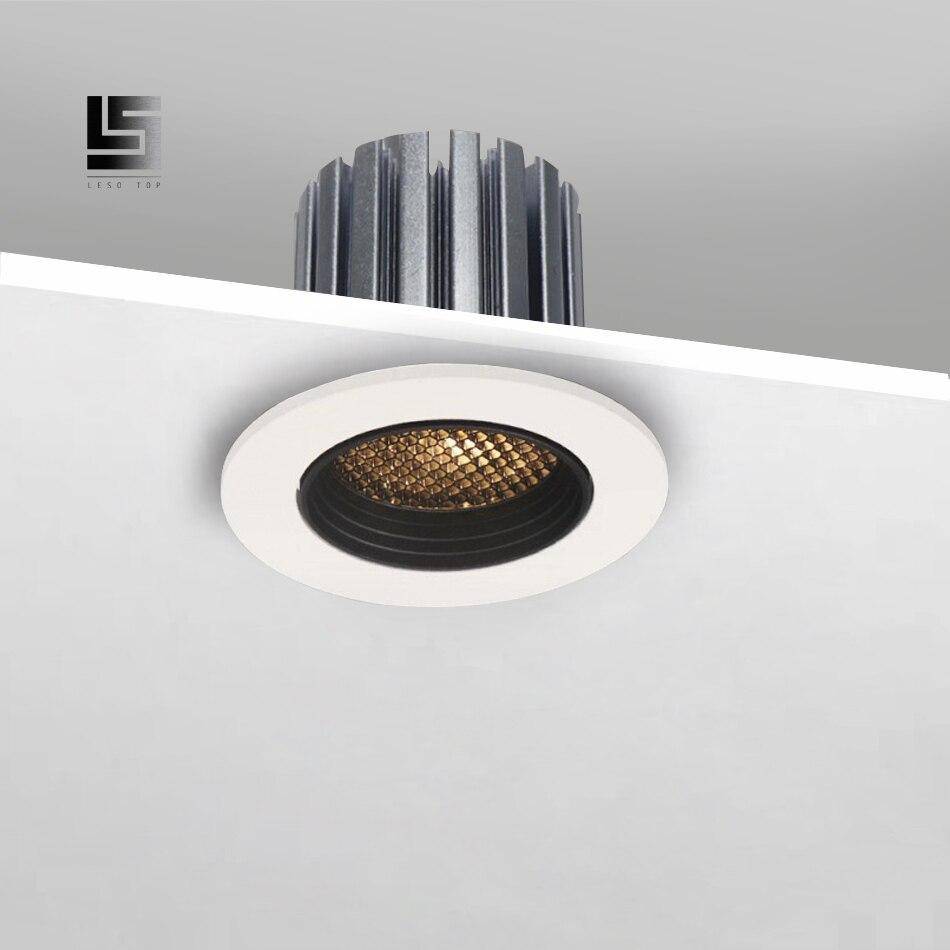 Spot encastré moderne LED rond blanc - vue 6 sur 10