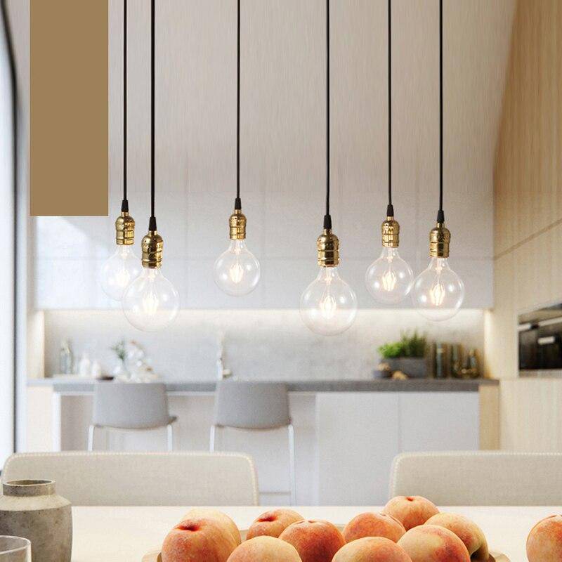 Suspension industrielle LED avec plusieurs ampoules rétro - vue 6 sur 6