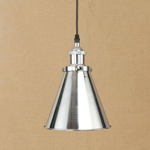 Suspension retro LED avec abat-jour métal conique Loft