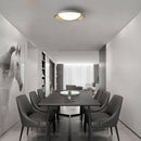 Plafonnier moderne LED avec abat-jour arrondi et boule lumineuse