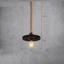 Suspension retro LED en métal et ampoule Edison