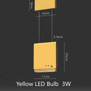 Suspension design LED avec abat-jour plat en métal coloré Art