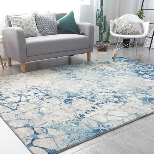 Tapis rectangle moderne style Light Luxury B