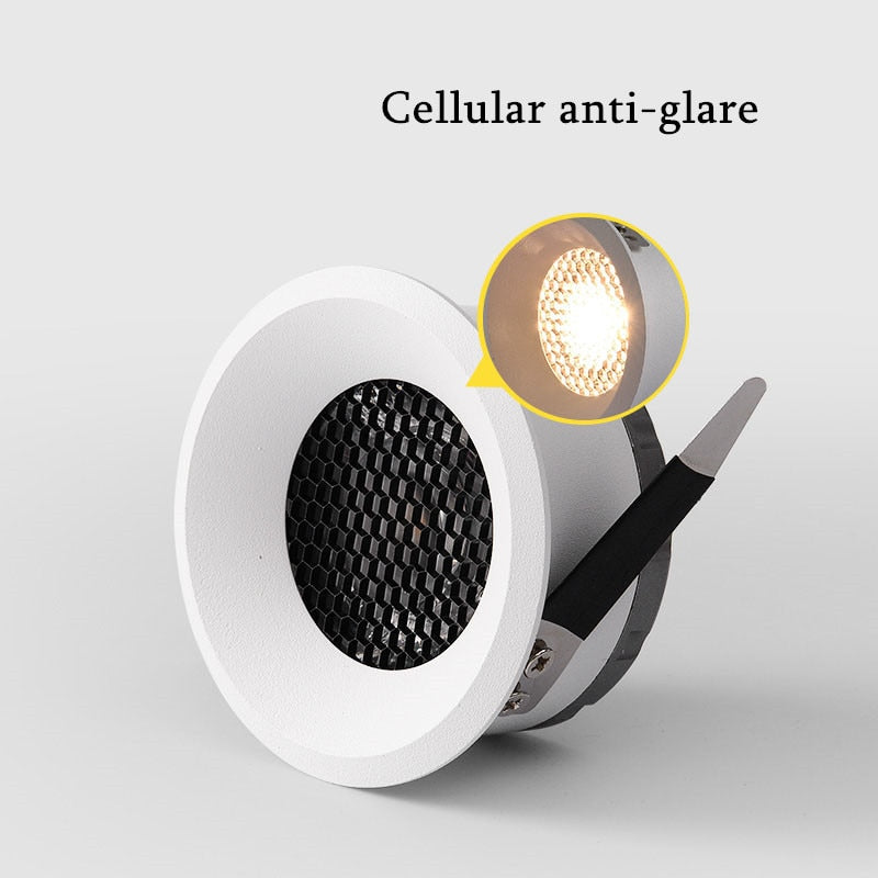 Spot moderne LED encastrable effet ruche anti-éblouissement Elvia - vue 7 sur 9