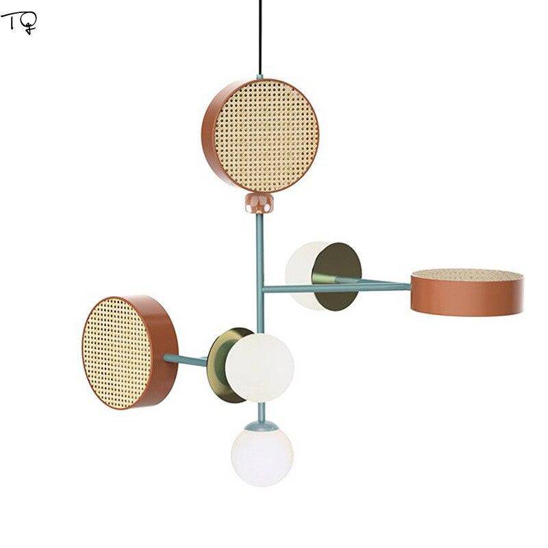Suspension design à LED avec abat-jour disque en métal coloré - vue 9 sur 15