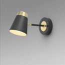 Applique murale design à LED avec abat-jour métal et doré Luxury