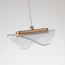 Suspension moderne LED avec abat-jour blanc et arrondi Astrid