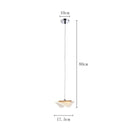 Suspension moderne LED avec abat-jour blanc et arrondi Astrid