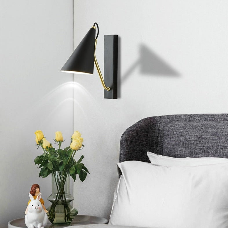 Applique murale moderne LED abat-jour conique Aina - vue 5 sur 8
