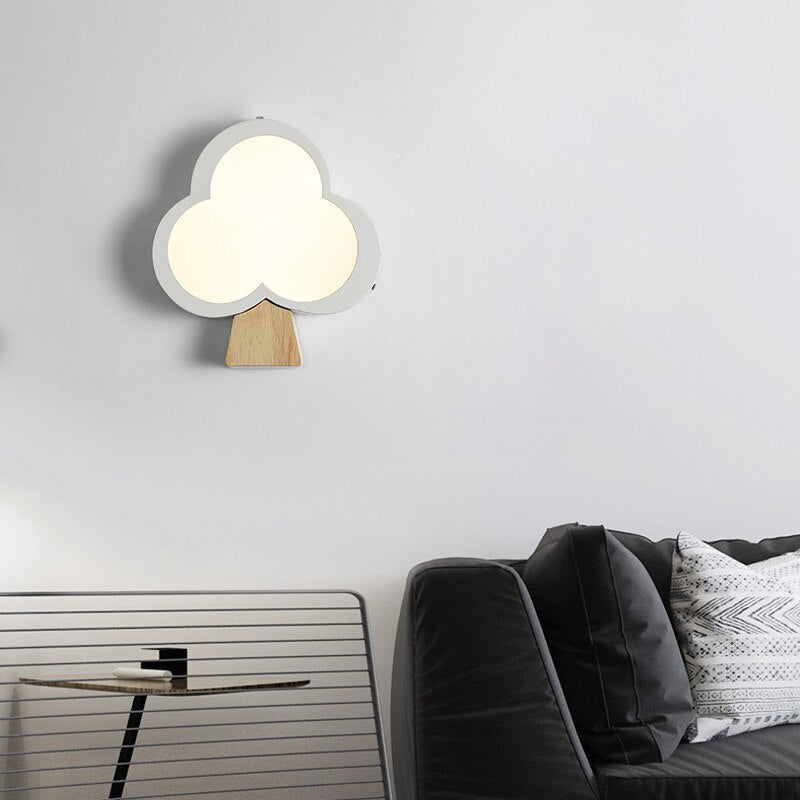 Applique murale moderne en forme d'arbre en bois Ania - vue 2 sur 10